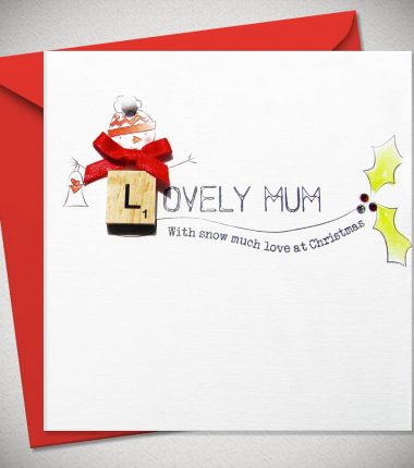 LOVELY MUM With snow much love at Christmas
