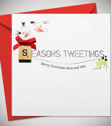 SEASONS TWEETINGS Merry Christmas Mum and Dad