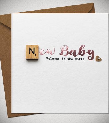 Pink New Baby - Welcome to the World