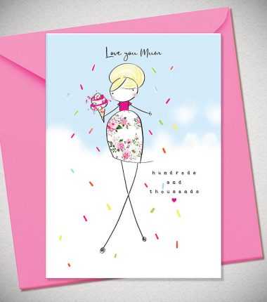 LOVE YOU MUM - hundreds and thousands