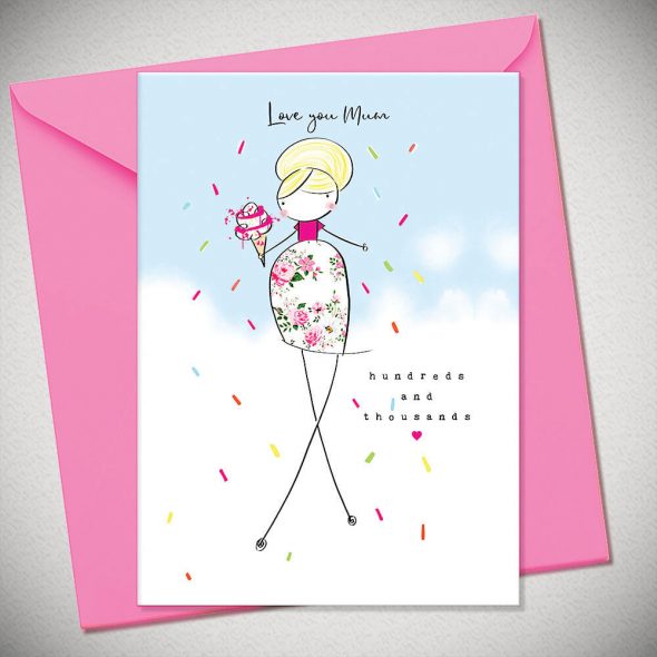 LOVE YOU MUM - hundreds and thousands