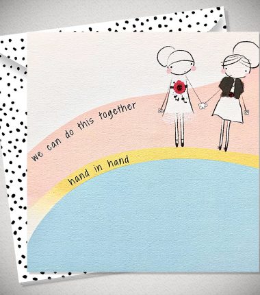 WE CAN DO THIS TOGETHER - HAND IN HAND