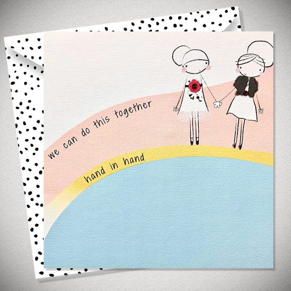 WE CAN DO THIS TOGETHER - HAND IN HAND