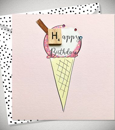 HAPPY BIRTHDAY ICE CREAM