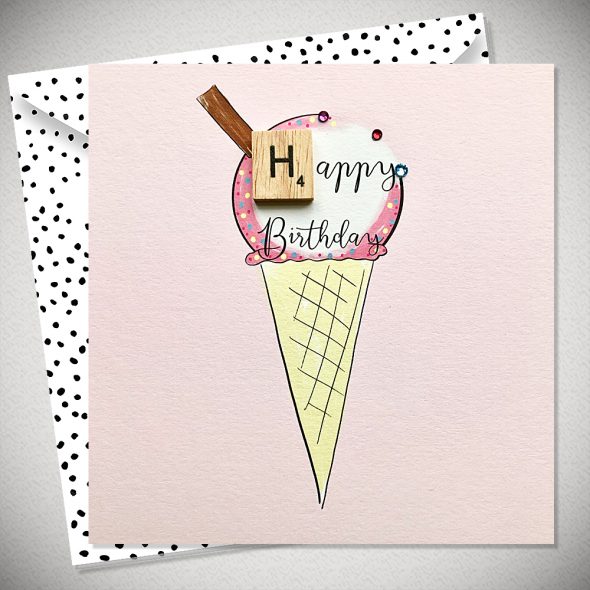 HAPPY BIRTHDAY ICE CREAM