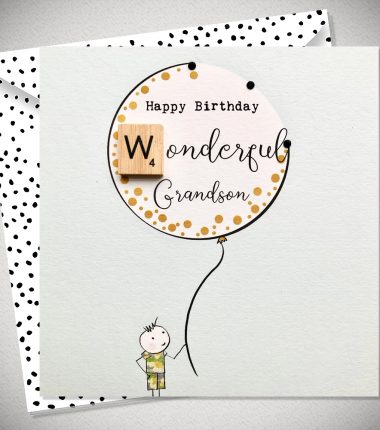 HAPPY BIRTHDAY WONDERFUL GRANDSON