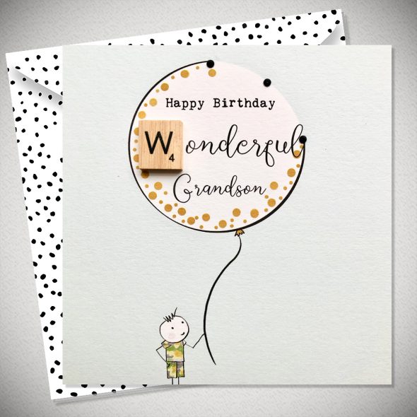 HAPPY BIRTHDAY WONDERFUL GRANDSON