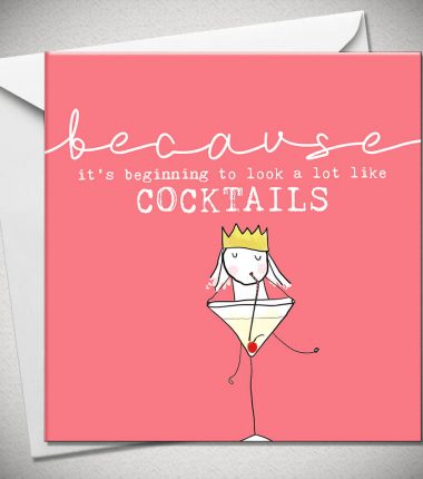 BECAUSE...it's beginning to look a lot like COCKTAILS