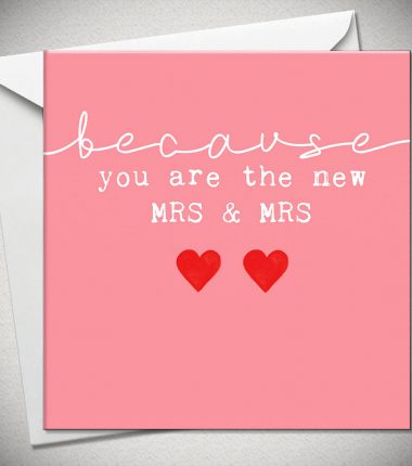 ...because you are the new MRS & MRS