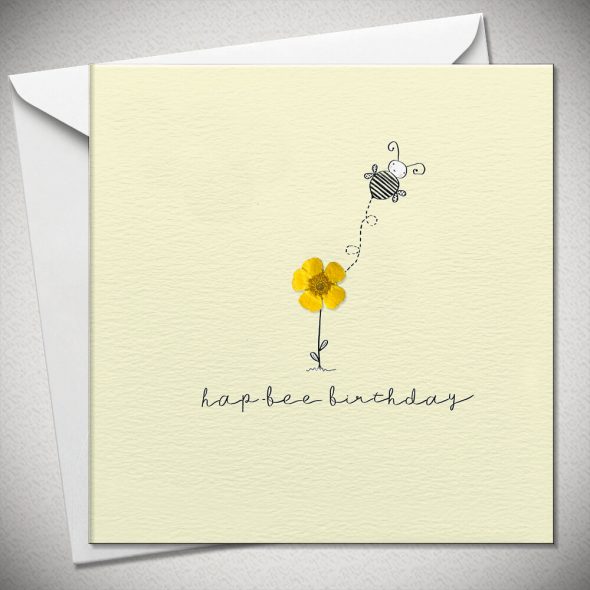 HAP-BEE BIRTHDAY - buttercup