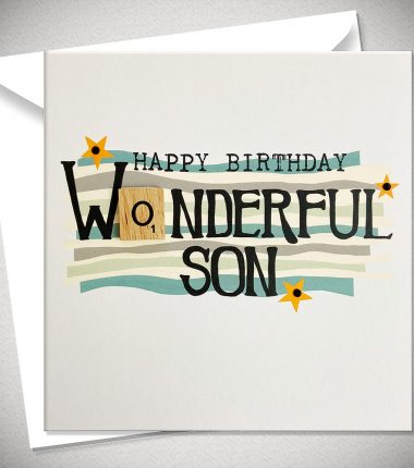 HAPPY BIRTHDAY WONDERFUL SON