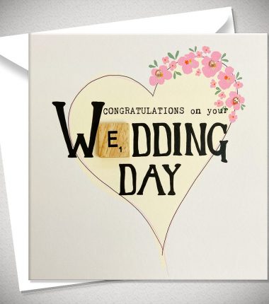 CONGRATULATIONS on your WEDDING DAY