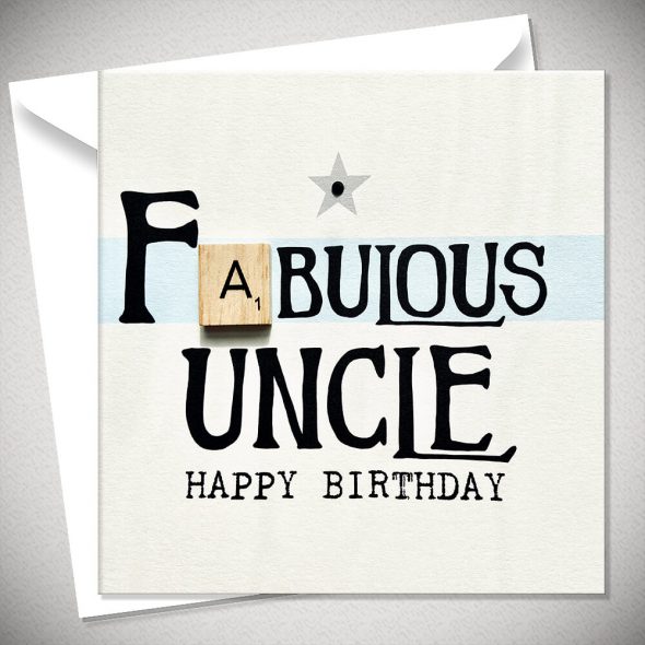 FABULOUS UNCLE - HAPPY BIRTHDAY