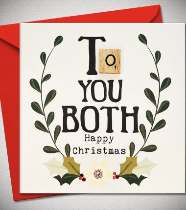TO YOU BOTH. Happy Christmas