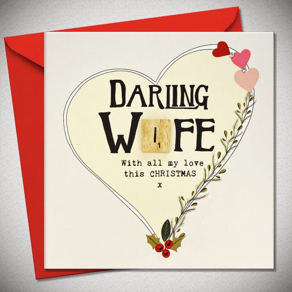 DARLING WIFE. With all my love this CHRISTMAS