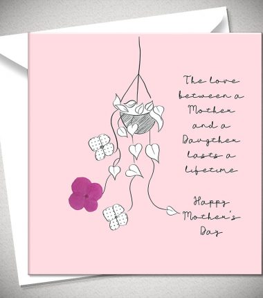 The love between a Mother and a daughter lasts a life time. Happy Mother's Day - hydrangea