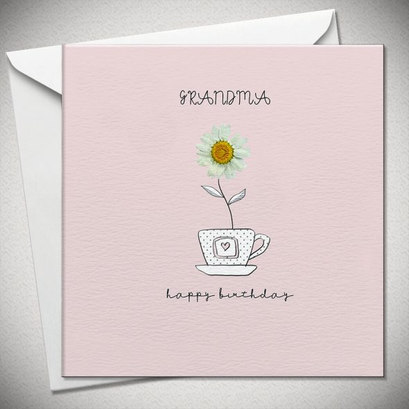 GRANDMA happy birthday - daisy