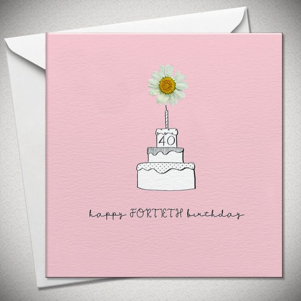 40 happy FORTIETH birthday - daisy