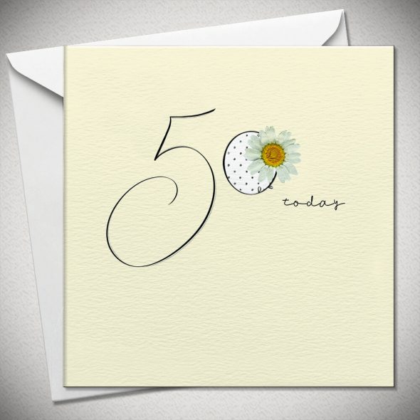 50 happy FIFTIETH birthday - buttercup