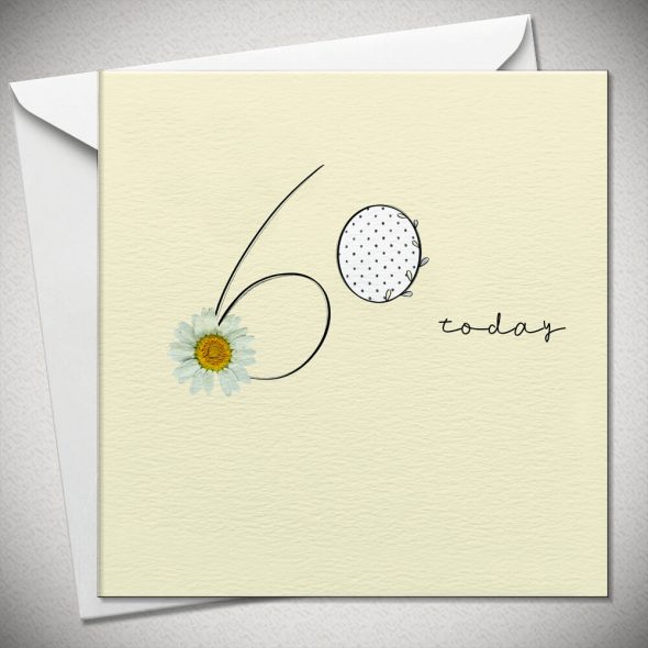 60 happy SIXTIETH birthday - buttercup