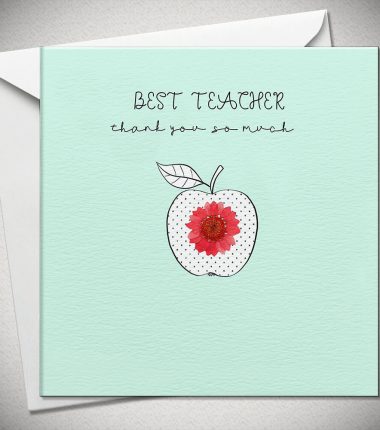 BEST TEACHER thank you so much - red daisy