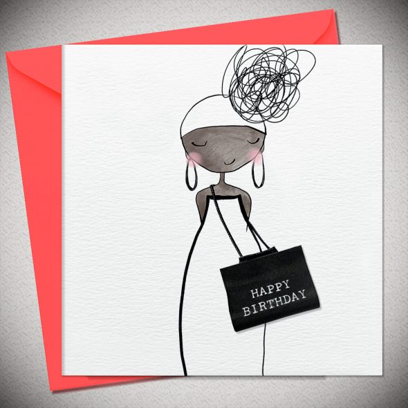 HAPPY BIRTHDAY - with woven label