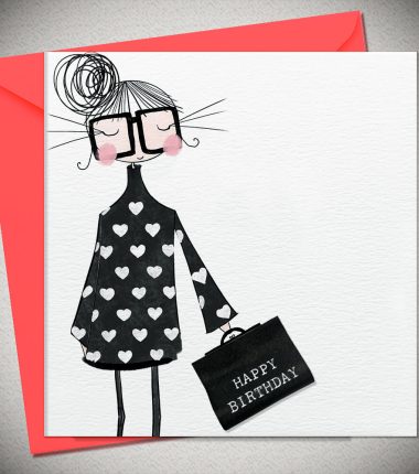 HAPPY BIRTHDAY- with woven label