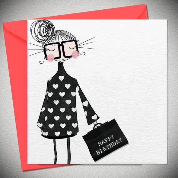 HAPPY BIRTHDAY- with woven label