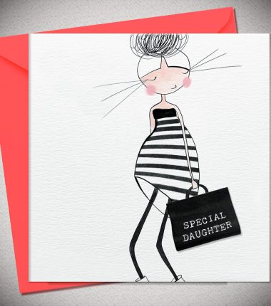 SPECIAL DAUGHTER- with woven label