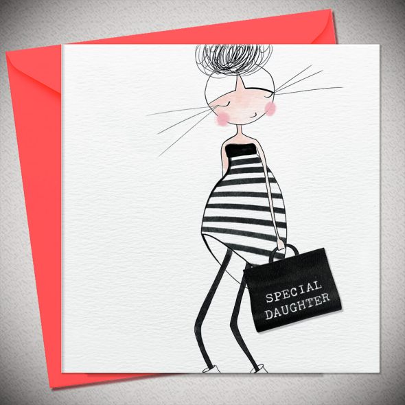 SPECIAL DAUGHTER- with woven label