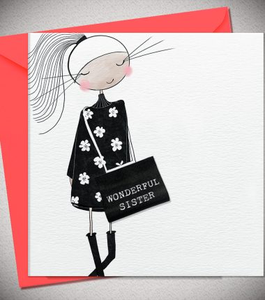 WONDERFUL SISTER- with woven label