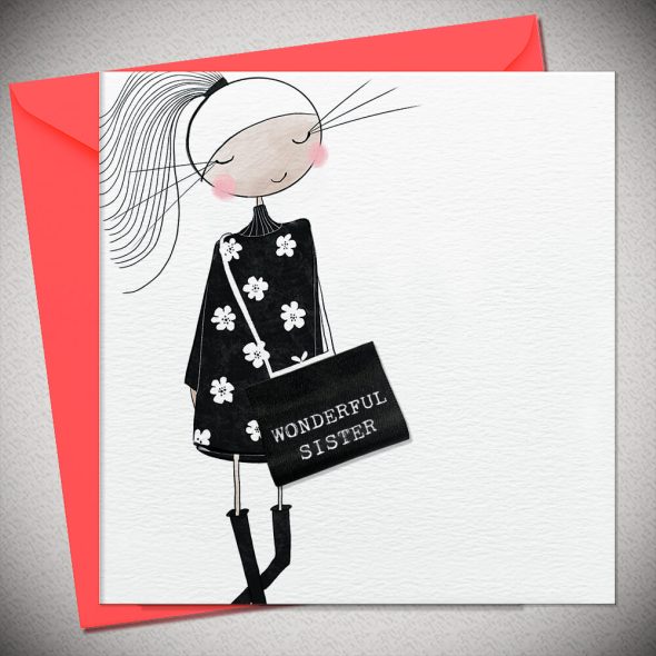 WONDERFUL SISTER- with woven label