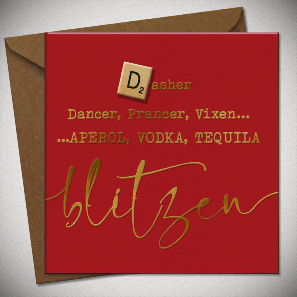 Dasher, Dancer, Prancer, Vixen... APEROL, VODKA, TEQUILA blitzen