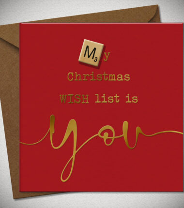 My Christmas wish list is you