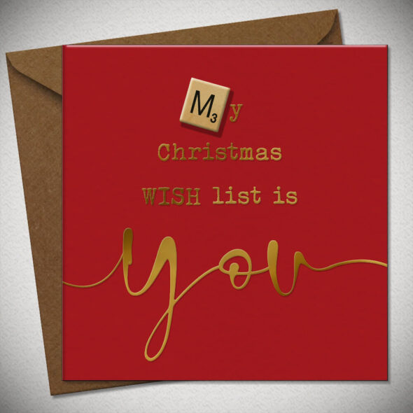 My Christmas wish list is you