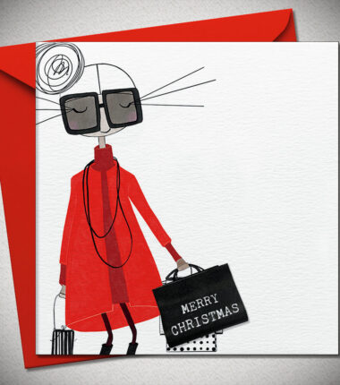 MERRY CHRISTMAS - with real woven label