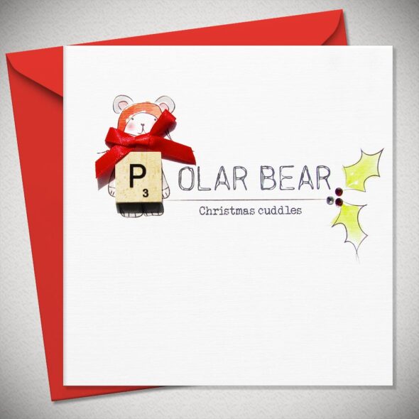 POLAR BEAR Christmas cuddles