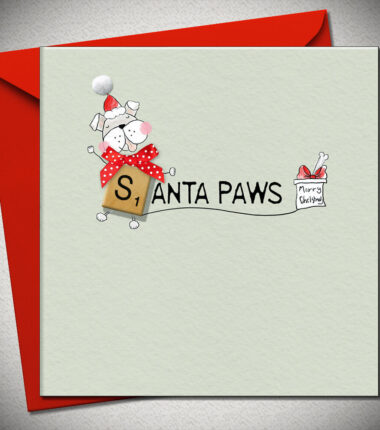 SANTA PAWS Merry Christmas