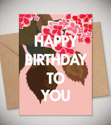 HAPPY BIRTHDAY TO YOU