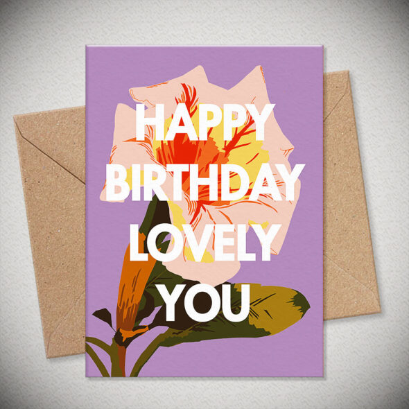HAPPY BIRTHDAY LOVELY YOU
